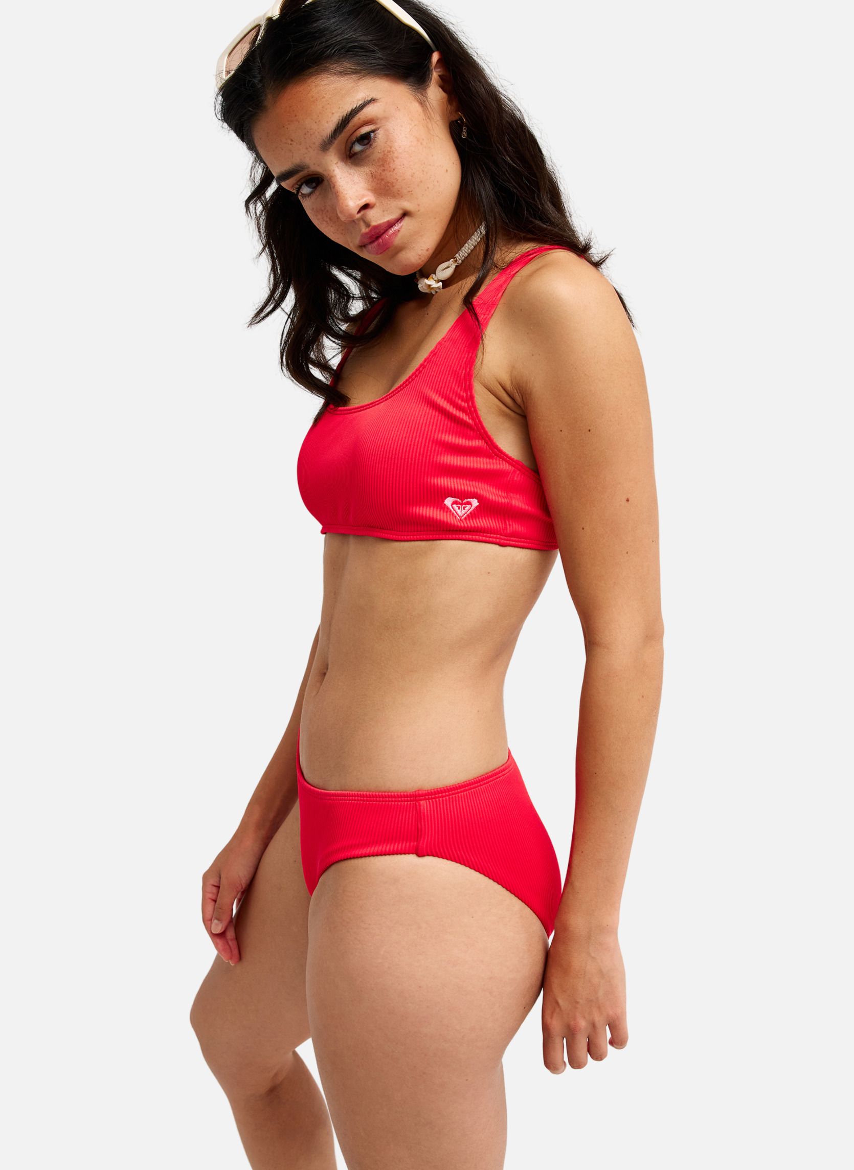 Bas de maillot culotte Roxy Love Hipster femme rouge Roxy Bas de maillot culotte Roxy Love Hipster femme rouge Rouge