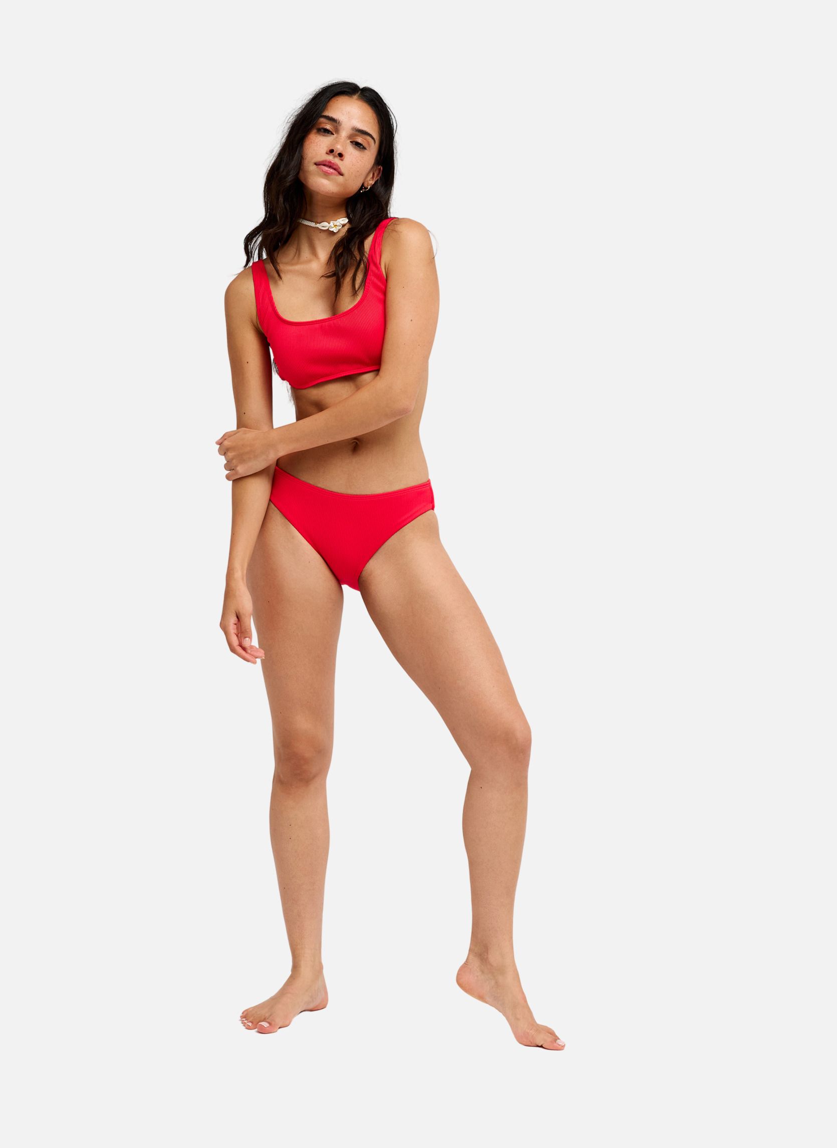 Bas de maillot culotte Roxy Love Hipster femme rouge Roxy Bas de maillot culotte Roxy Love Hipster femme rouge Rouge