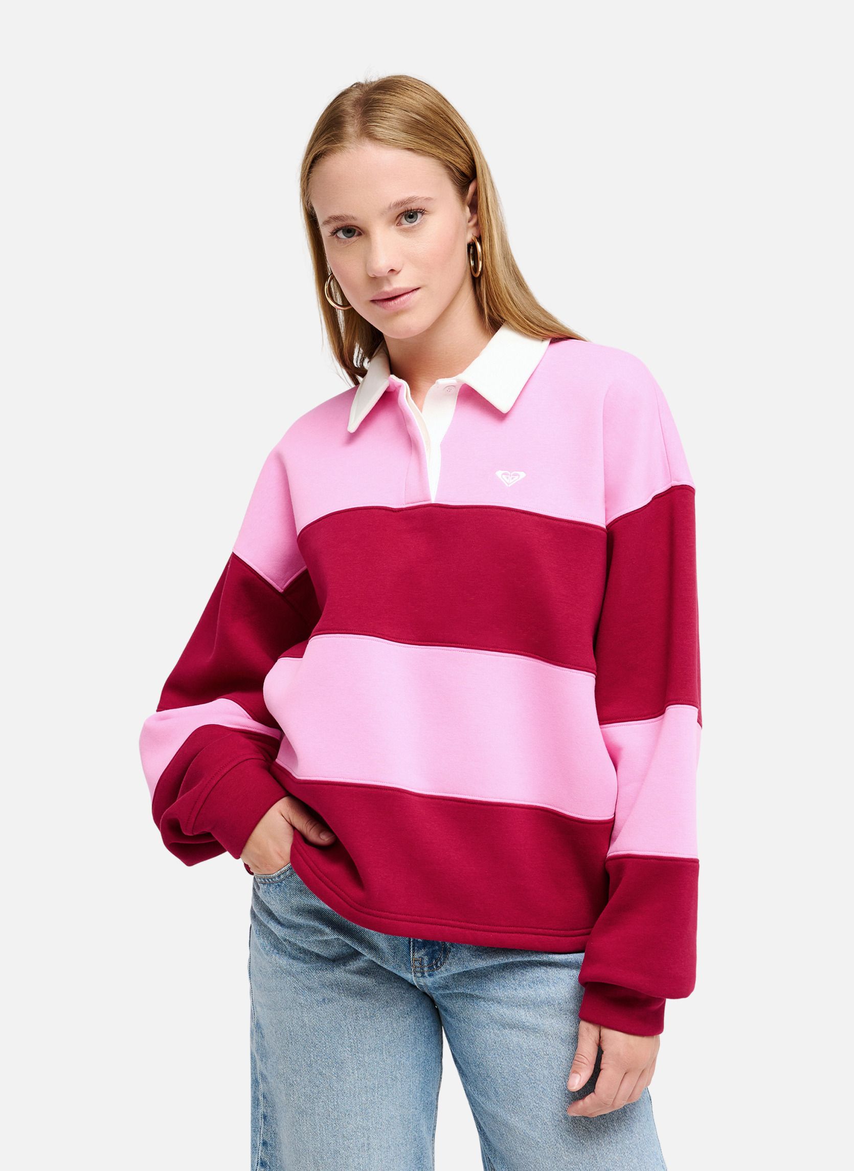 Sweats à capuche Cross Your Mind femme rose Roxy Sweats à capuche Cross Your Mind femme rose Rose