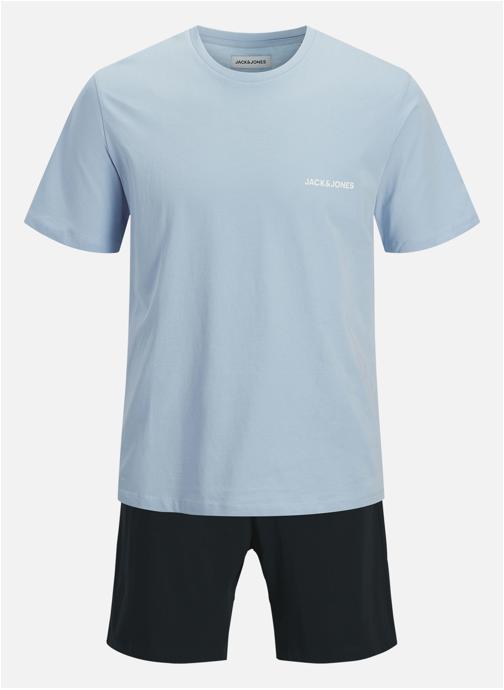 Jack & Jones Combinaisons Pyjama Court coton droit - 12273635 homme bleu