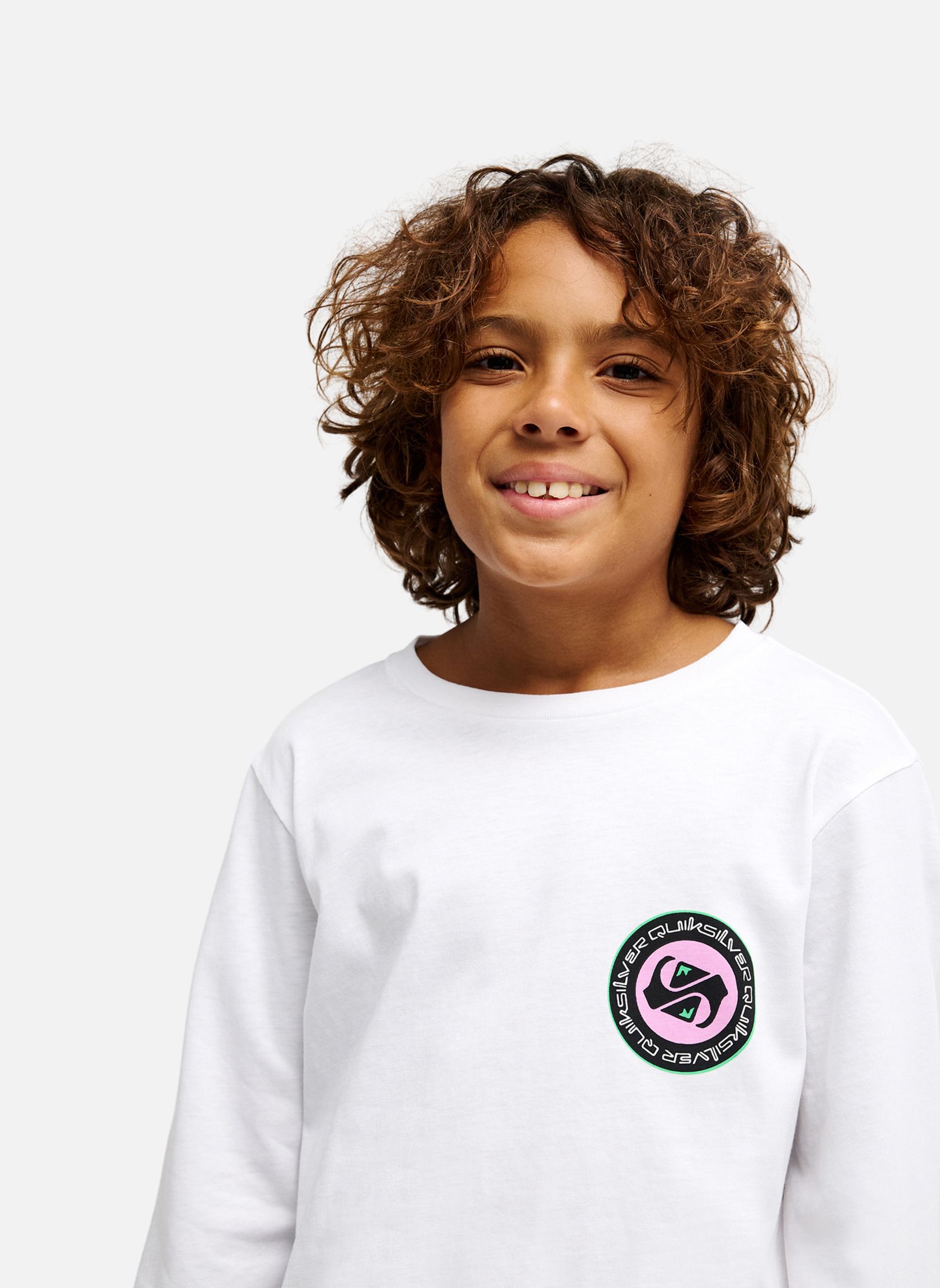 Tee-shirts Ev Duality garçon blanc Quiksilver Tee-shirts Ev Duality garçon blanc Blanc