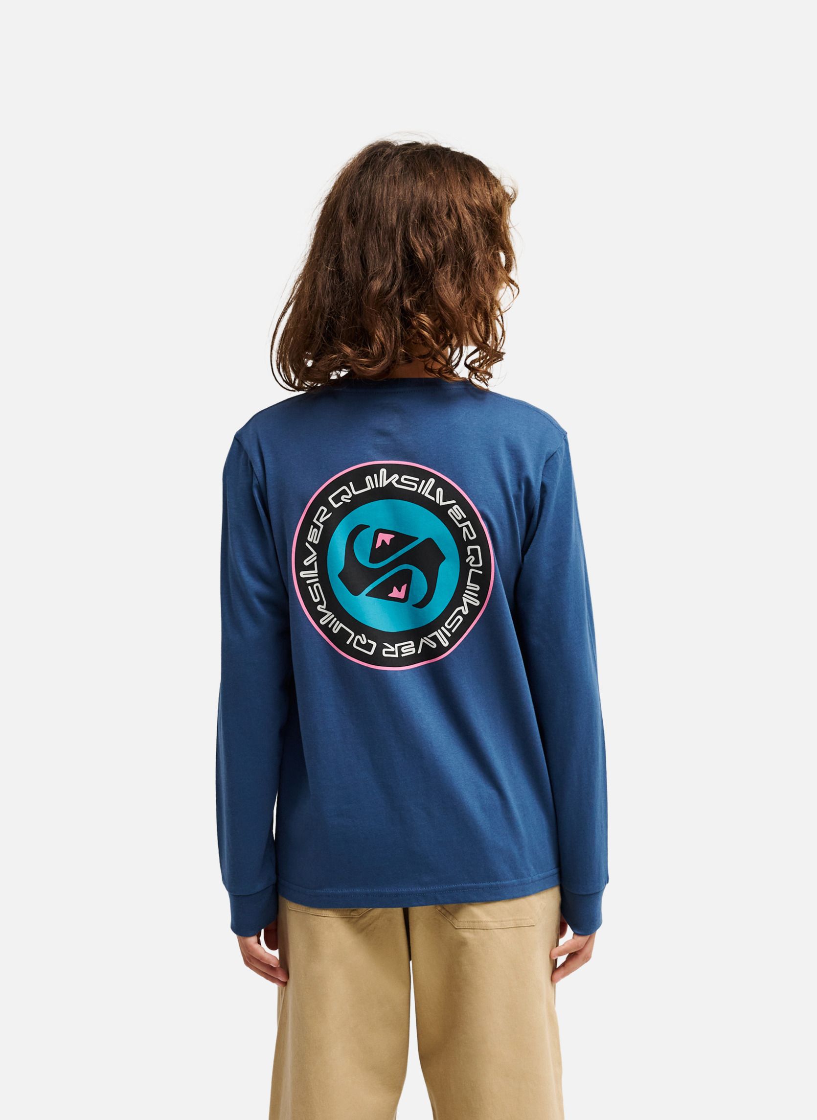 Tee-shirts Ev Duality garçon bleu Quiksilver Tee-shirts Ev Duality garçon bleu Bleu