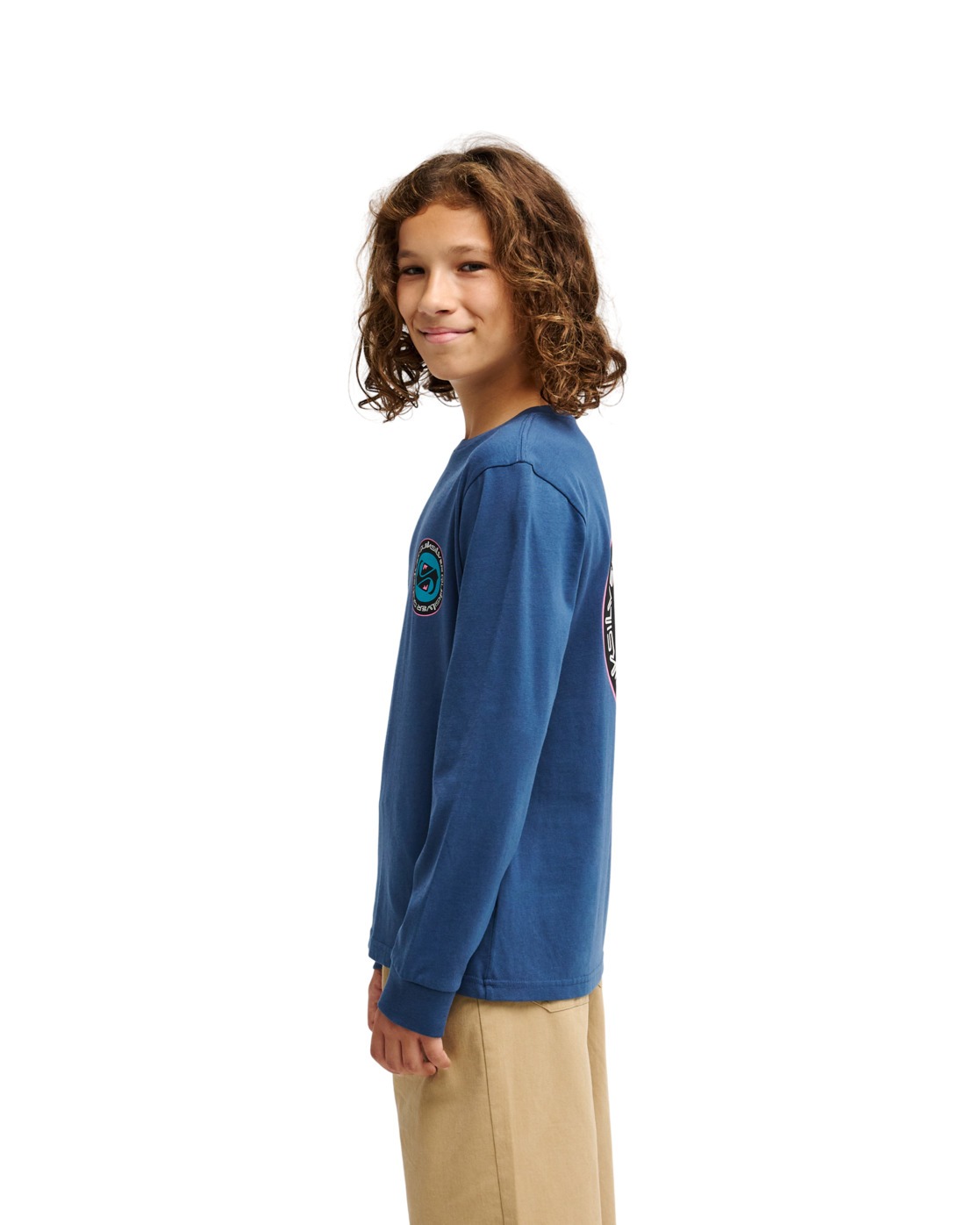 Tee-shirts Ev Duality garçon bleu Quiksilver Tee-shirts Ev Duality garçon bleu Bleu
