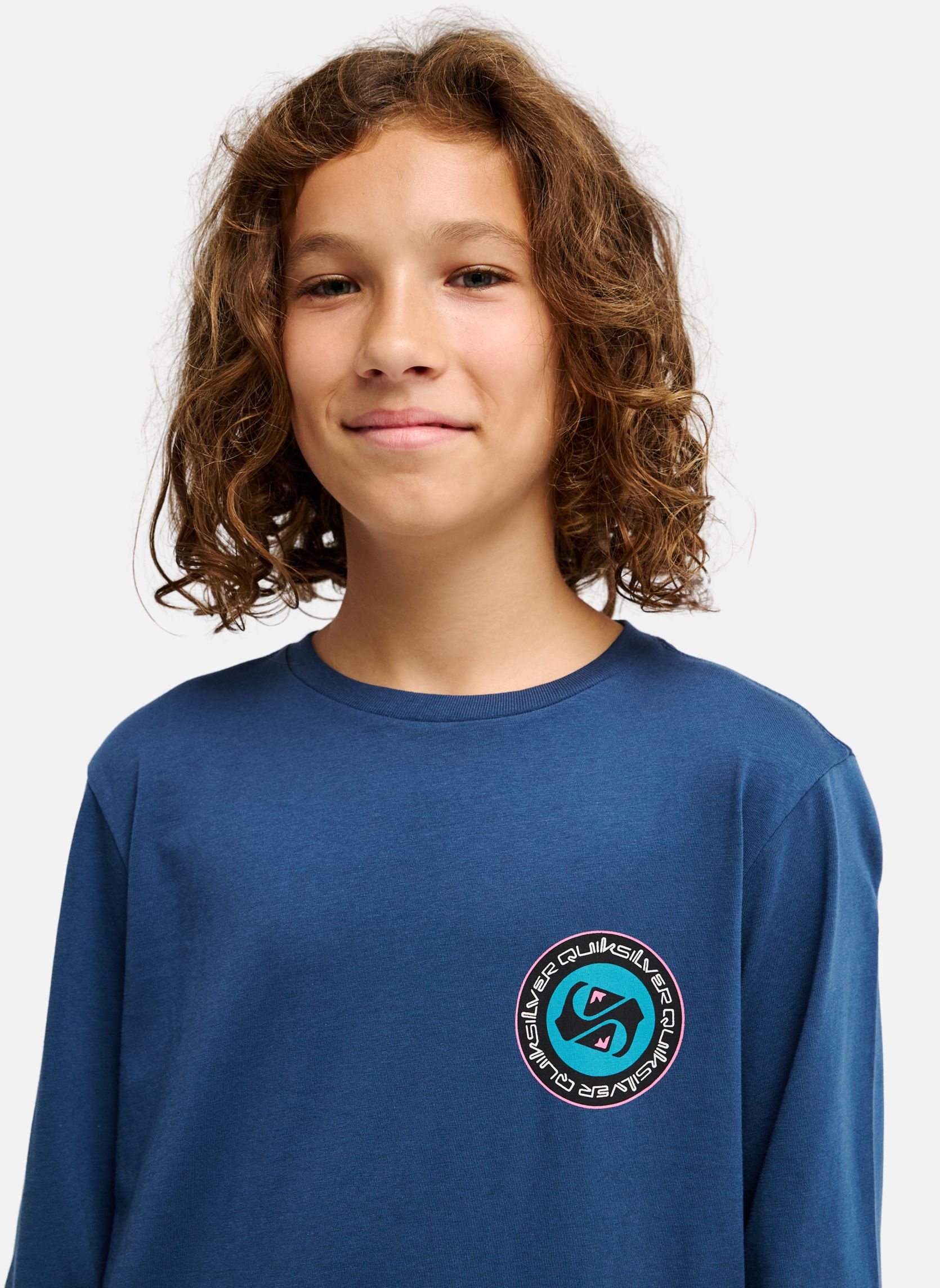Tee-shirts Ev Duality garçon bleu Quiksilver Tee-shirts Ev Duality garçon bleu Bleu