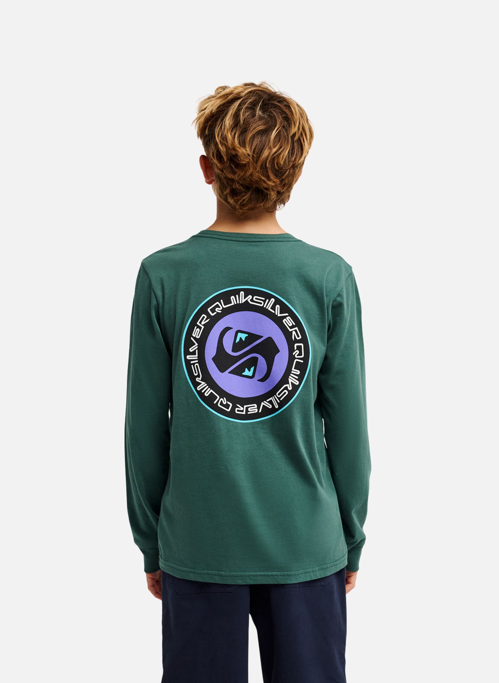 Tee-shirts Ev Duality garçon vert Quiksilver Tee-shirts Ev Duality garçon vert Vert