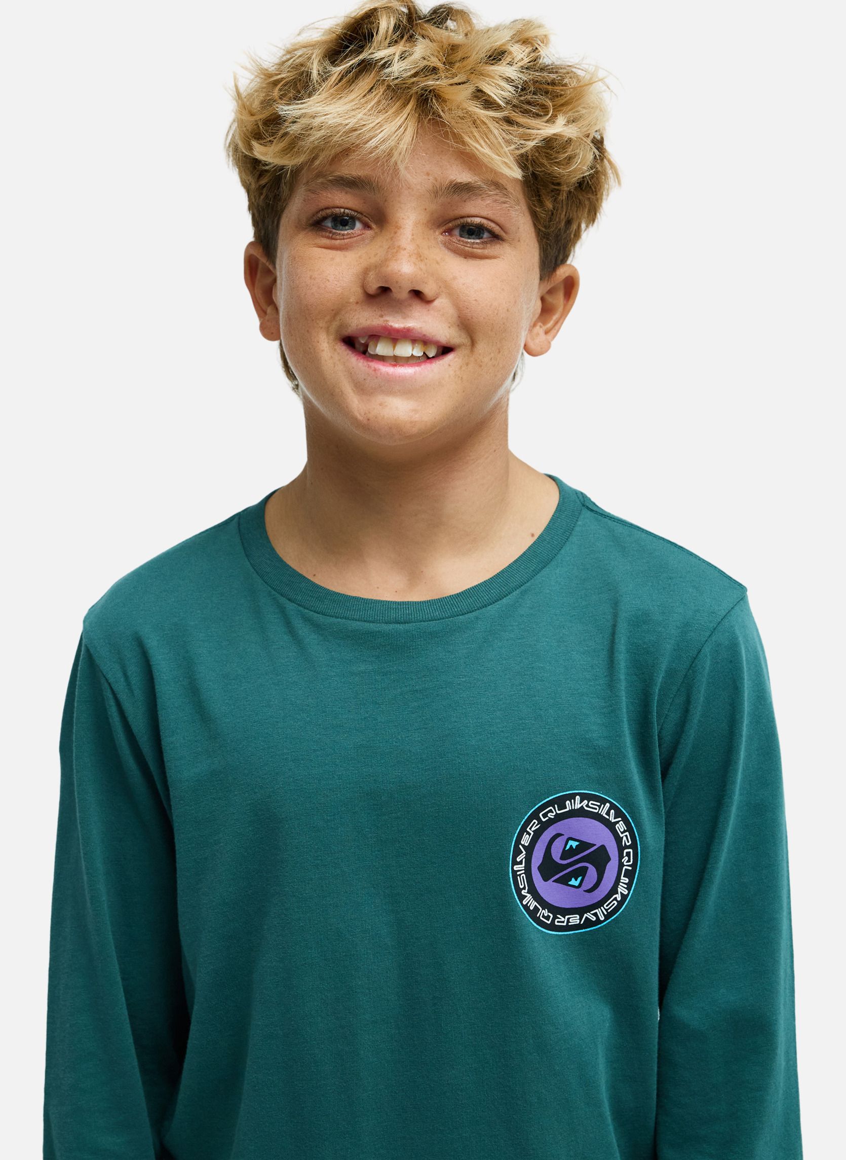 Tee-shirts Ev Duality garçon vert Quiksilver Tee-shirts Ev Duality garçon vert Vert
