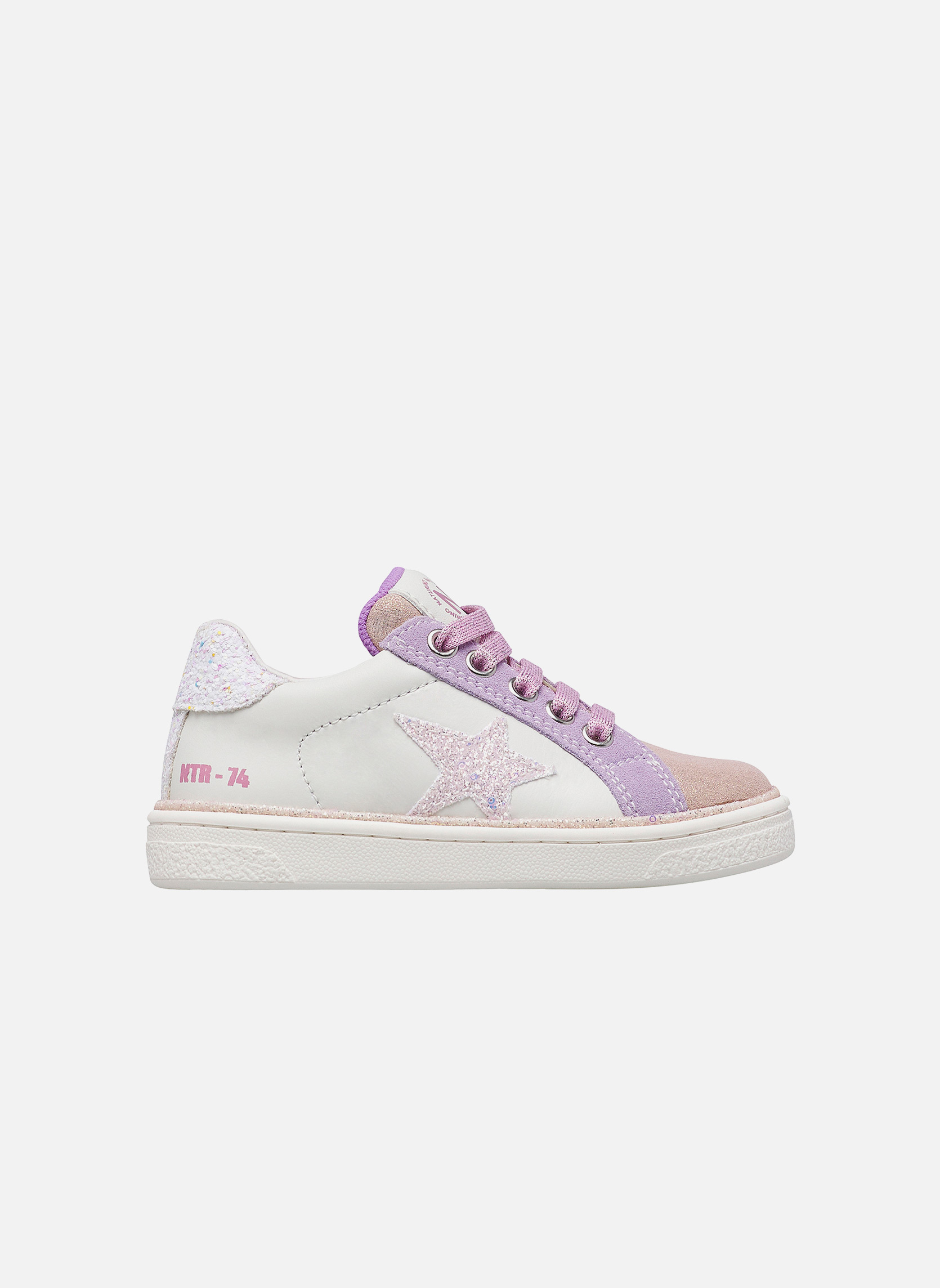 Baskets basses Sneakers PINN ZIP. Blanc-Rose fille rose Naturino Baskets basses Sneakers PINN ZIP. Blanc-Rose fille rose Rose Gold