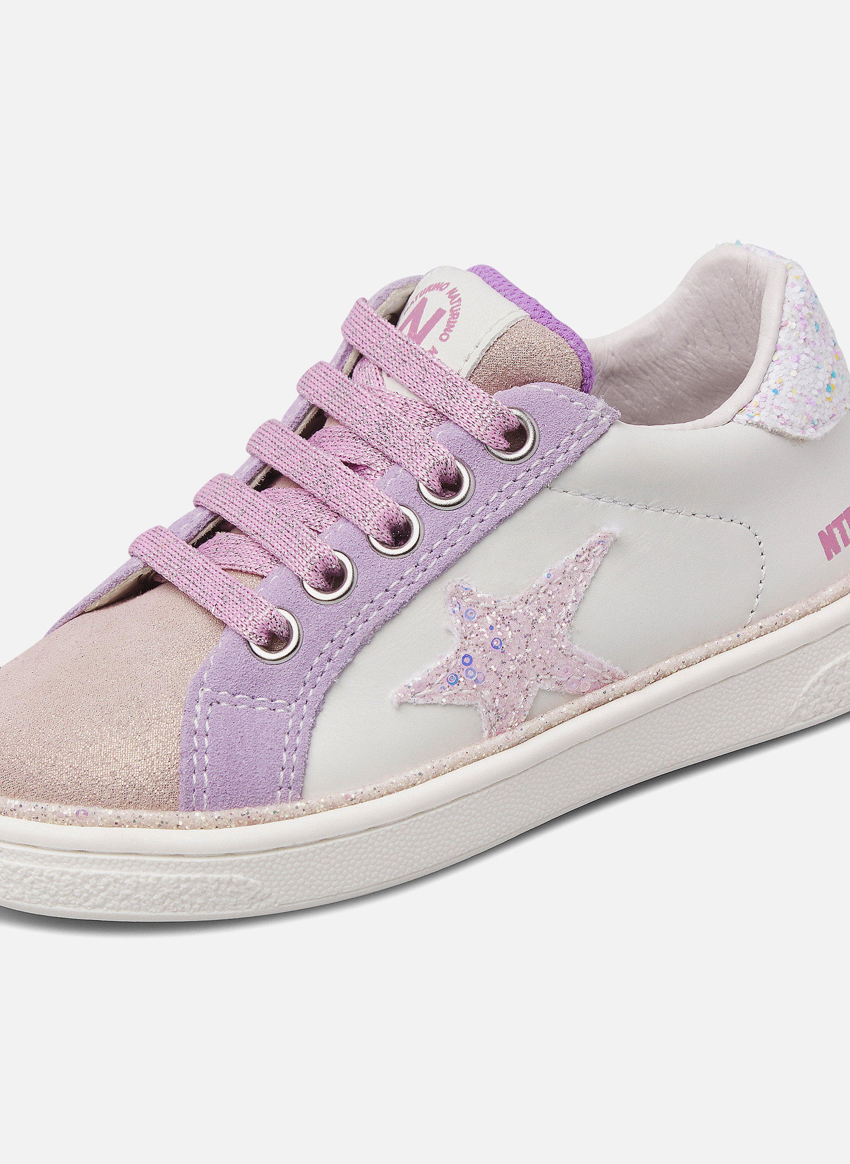 Baskets basses Sneakers PINN ZIP. Blanc-Rose fille rose Naturino Baskets basses Sneakers PINN ZIP. Blanc-Rose fille rose Rose Gold