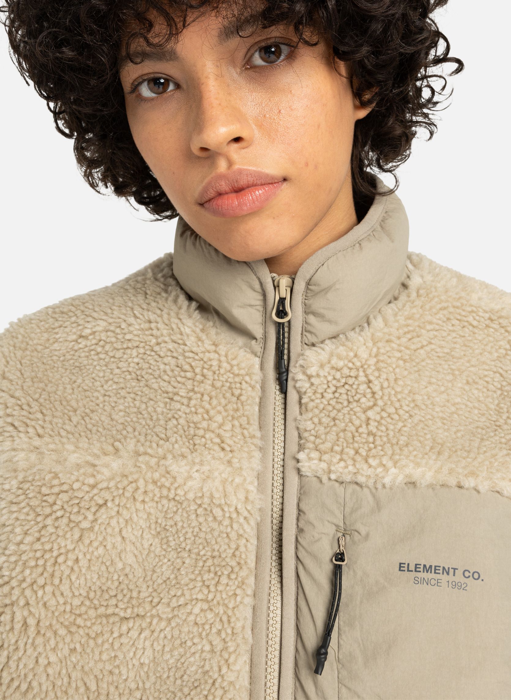 Blousons Lake Sherpa W femme beige Element Blousons Lake Sherpa W femme beige Beige