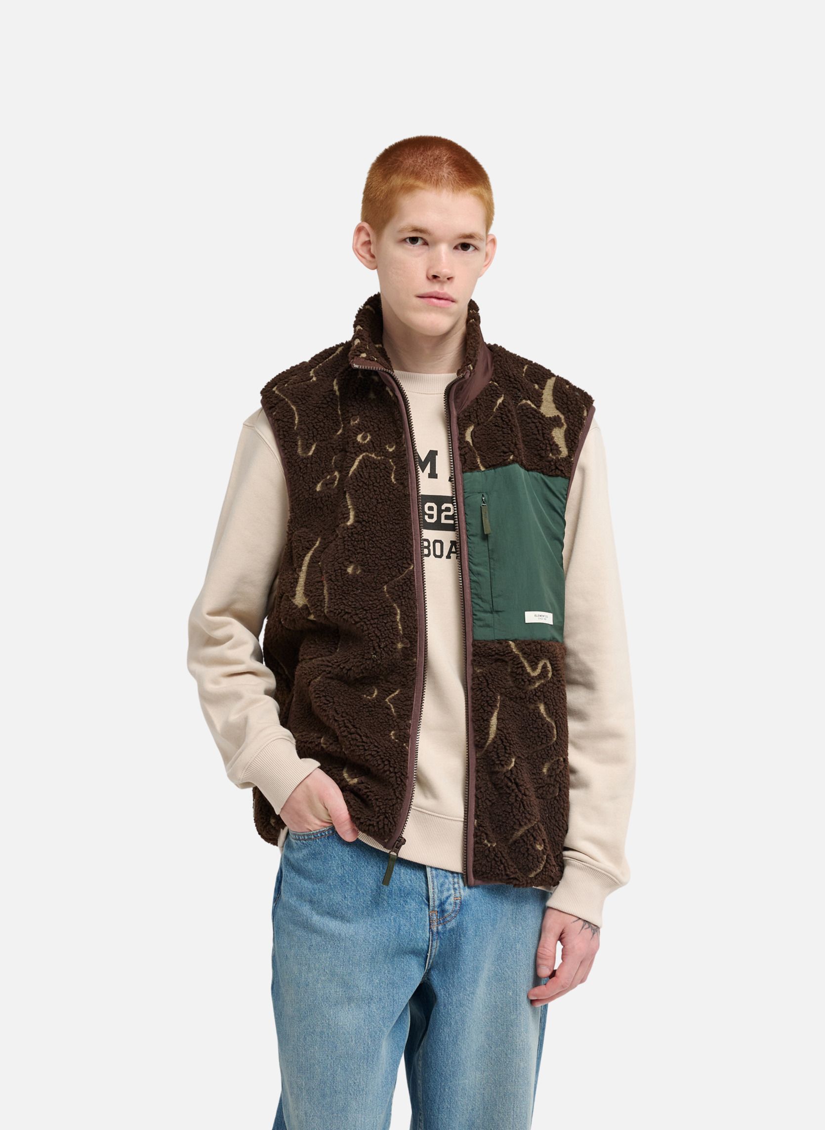 Blousons Lake Sherpa homme marron Element Blousons Lake Sherpa homme marron Marron