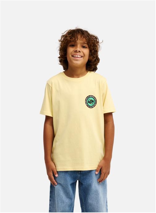 Quiksilver Tee-shirts Ev Duality garçon jaune