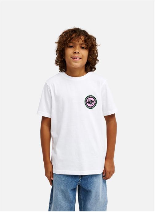 Quiksilver Tee-shirts Ev Duality garçon blanc