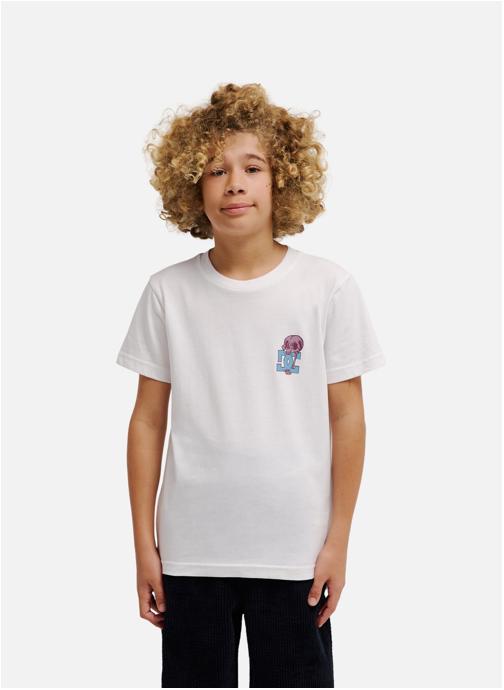 DC Shoes Tee-shirts Cartoon Jaws garçon blanc