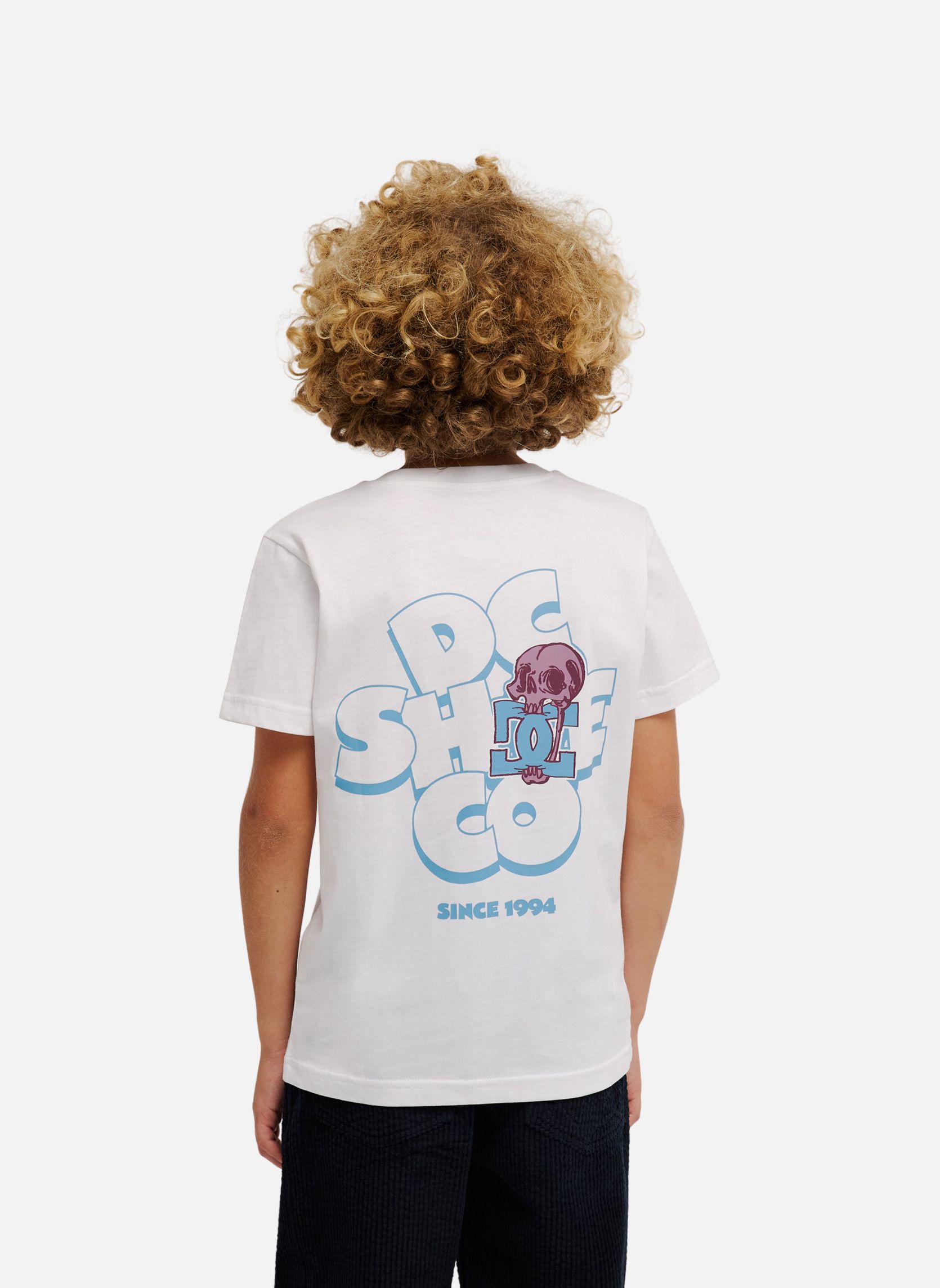 Tee-shirts Cartoon Jaws garçon blanc DC Shoes Tee-shirts Cartoon Jaws garçon blanc Blanc