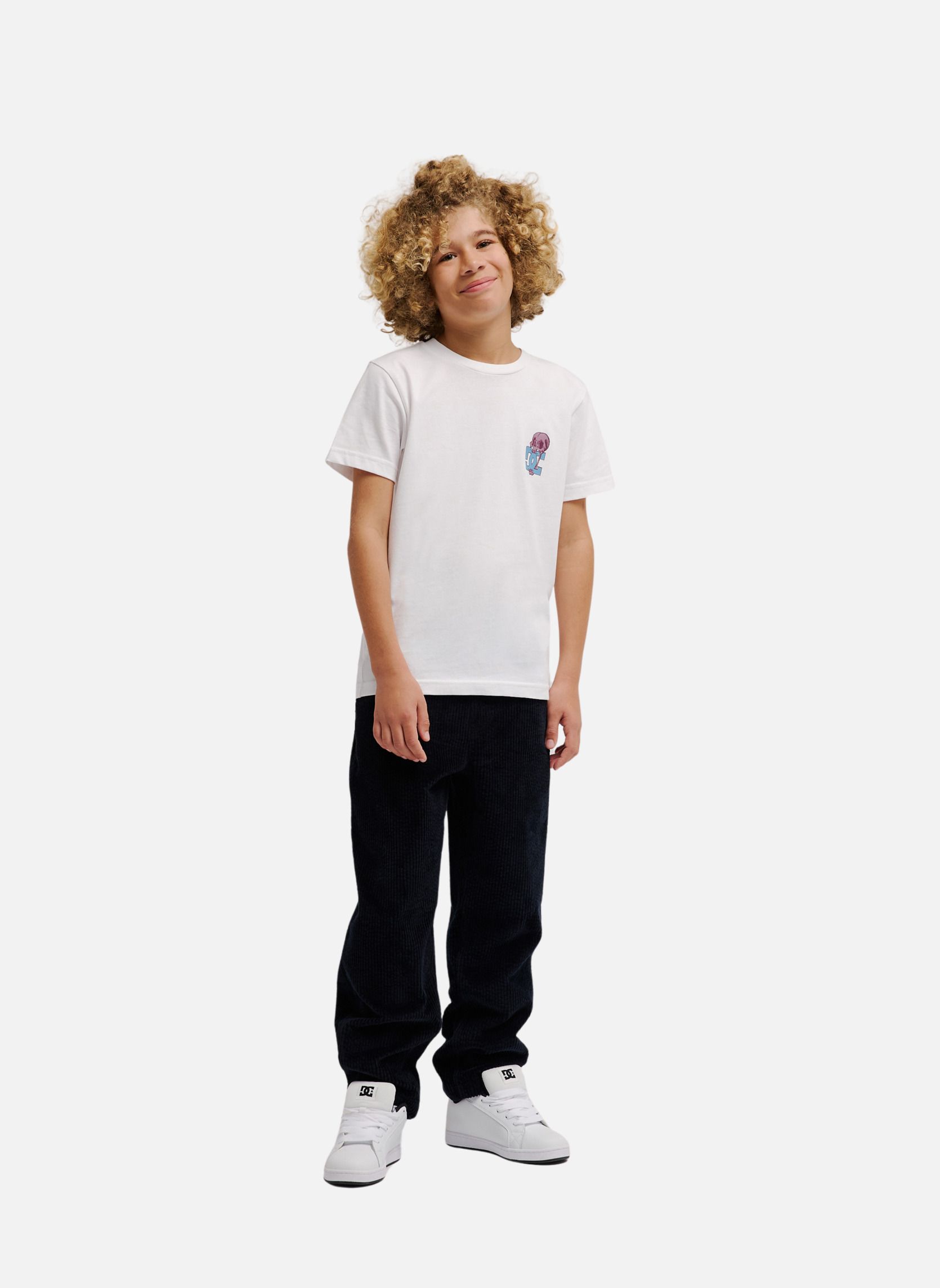 Tee-shirts Cartoon Jaws garçon blanc DC Shoes Tee-shirts Cartoon Jaws garçon blanc Blanc