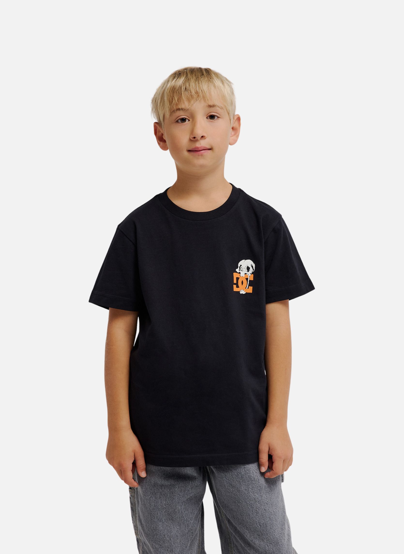 Tee-shirts Cartoon Jaws garçon noir DC Shoes Tee-shirts Cartoon Jaws garçon noir Noir