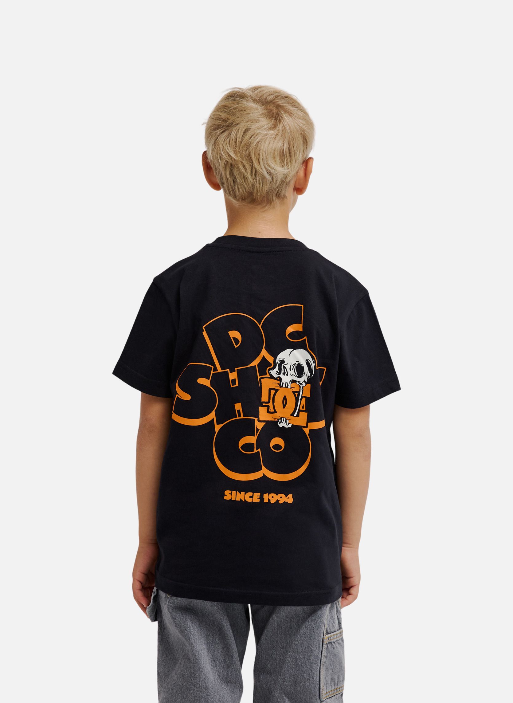 Tee-shirts Cartoon Jaws garçon noir DC Shoes Tee-shirts Cartoon Jaws garçon noir Noir