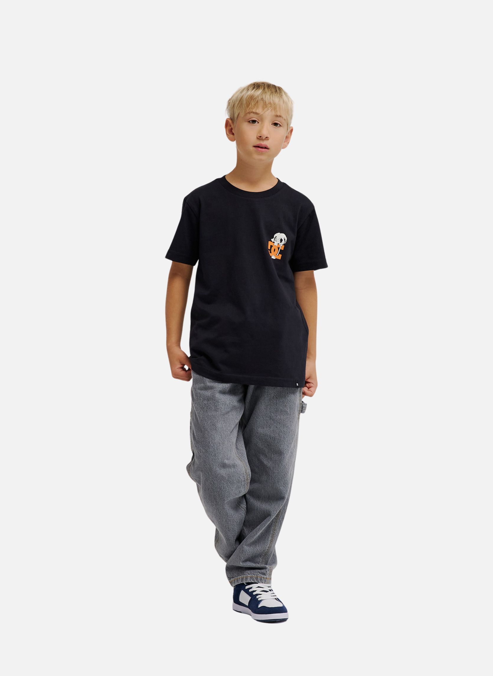 Tee-shirts Cartoon Jaws garçon noir DC Shoes Tee-shirts Cartoon Jaws garçon noir Noir