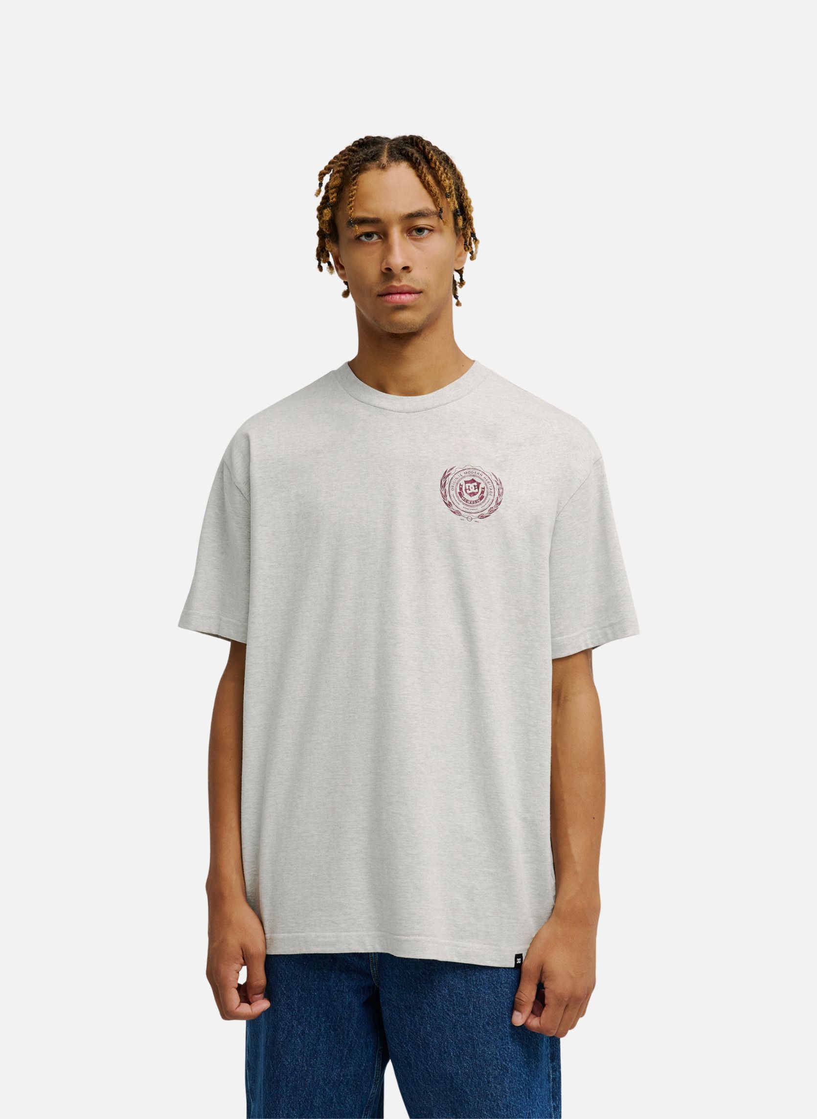 Tee-shirts DC Honor Badge homme gris DC Shoes Tee-shirts DC Honor Badge homme gris Gris