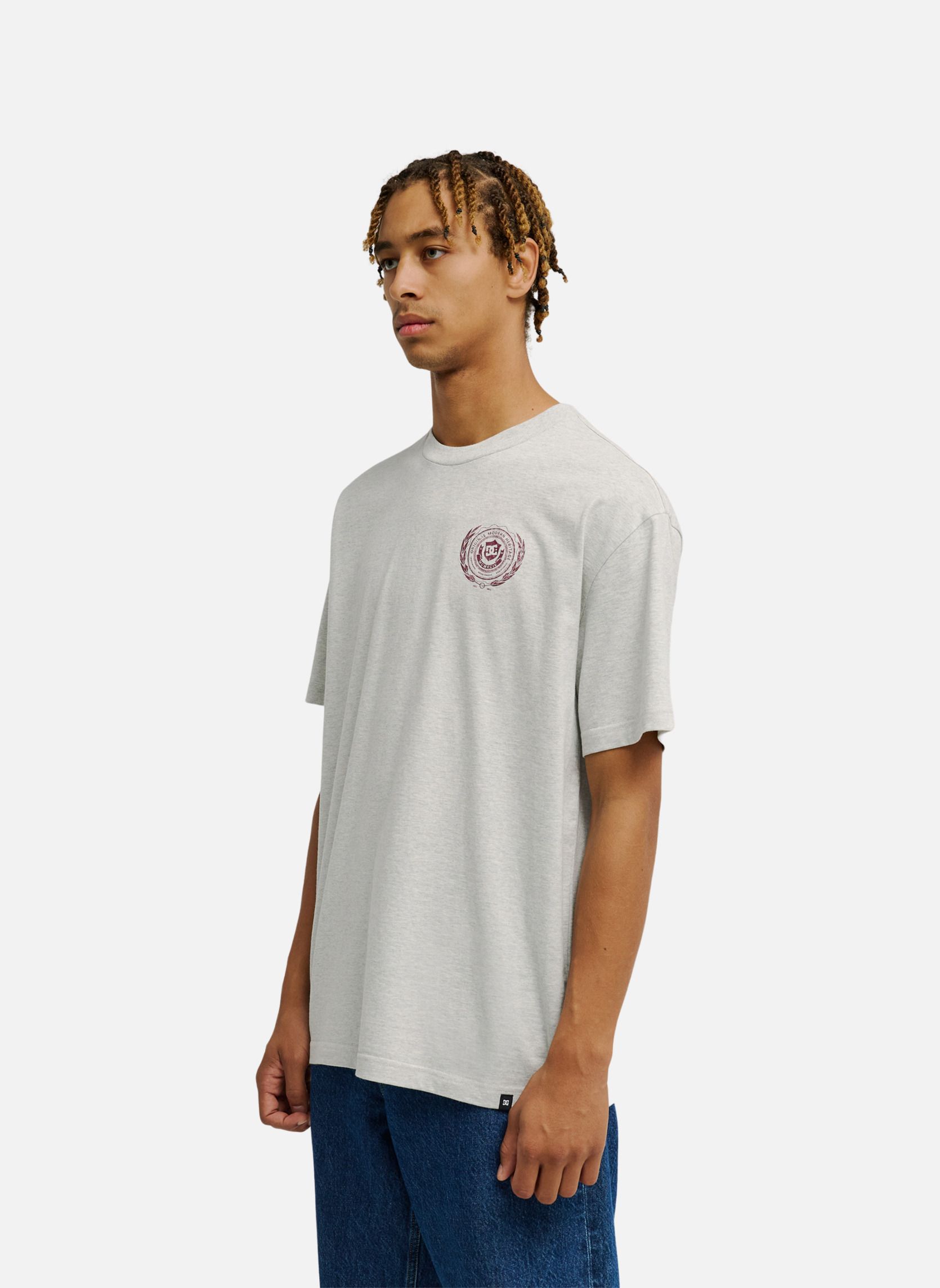 Tee-shirts DC Honor Badge homme gris DC Shoes Tee-shirts DC Honor Badge homme gris Gris