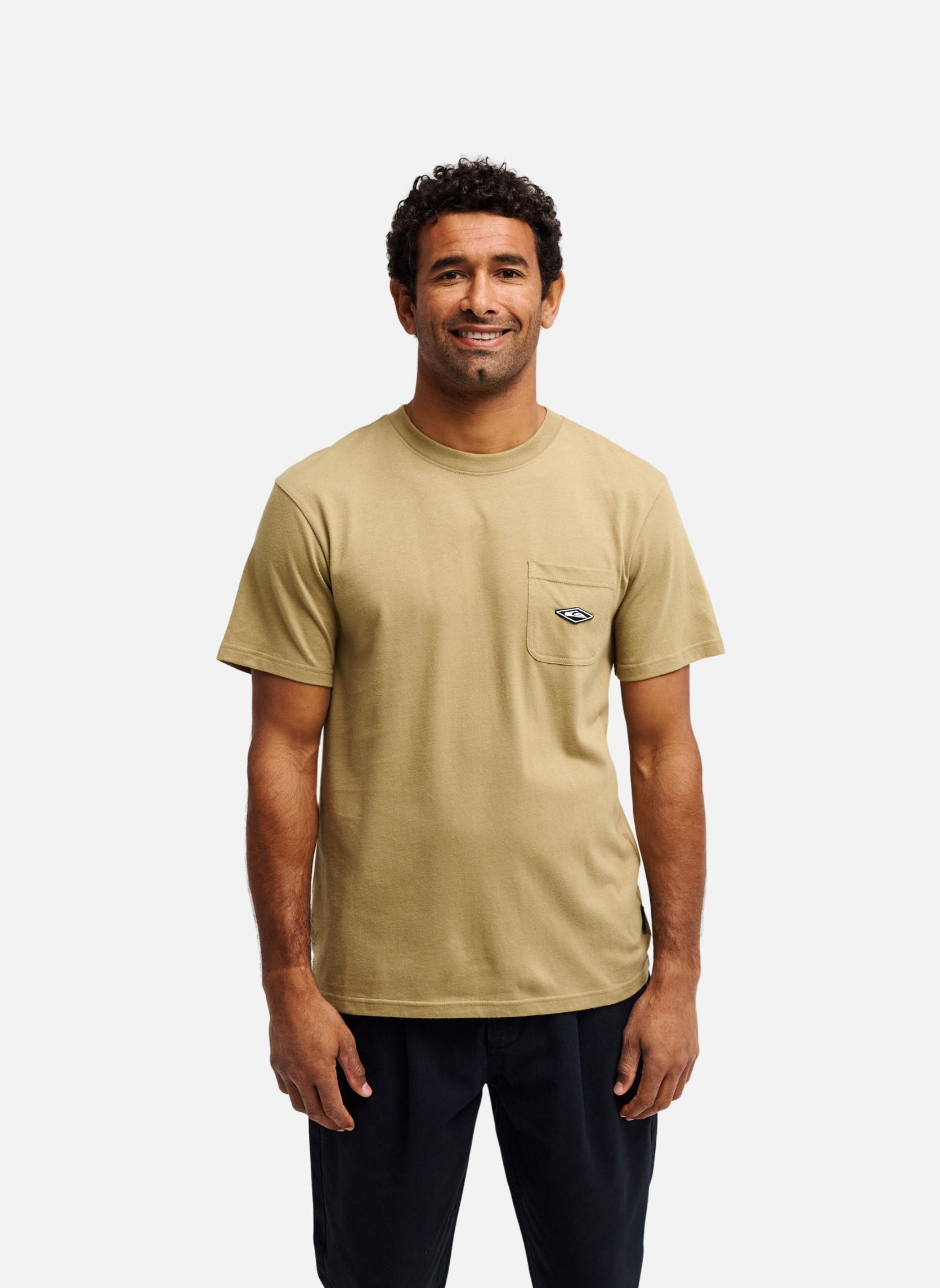 Tee-shirts Diamond Pocket homme beige Quiksilver Tee-shirts Diamond Pocket homme beige Beige