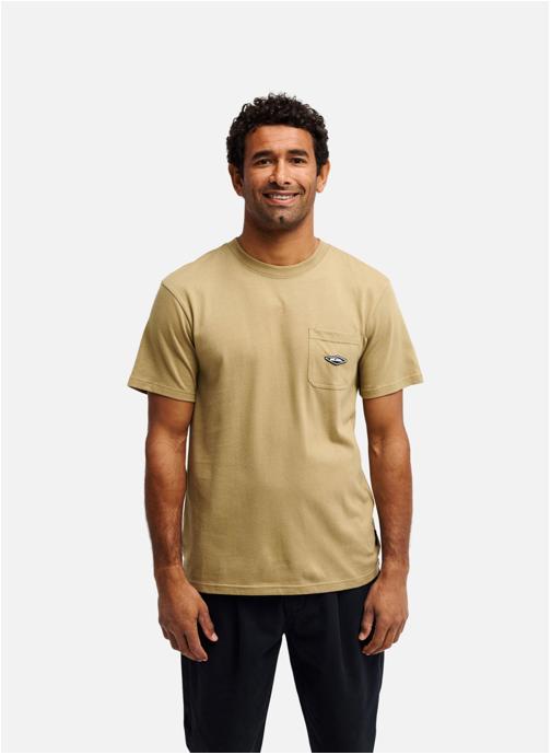 Quiksilver Tee-shirts Diamond Pocket homme beige