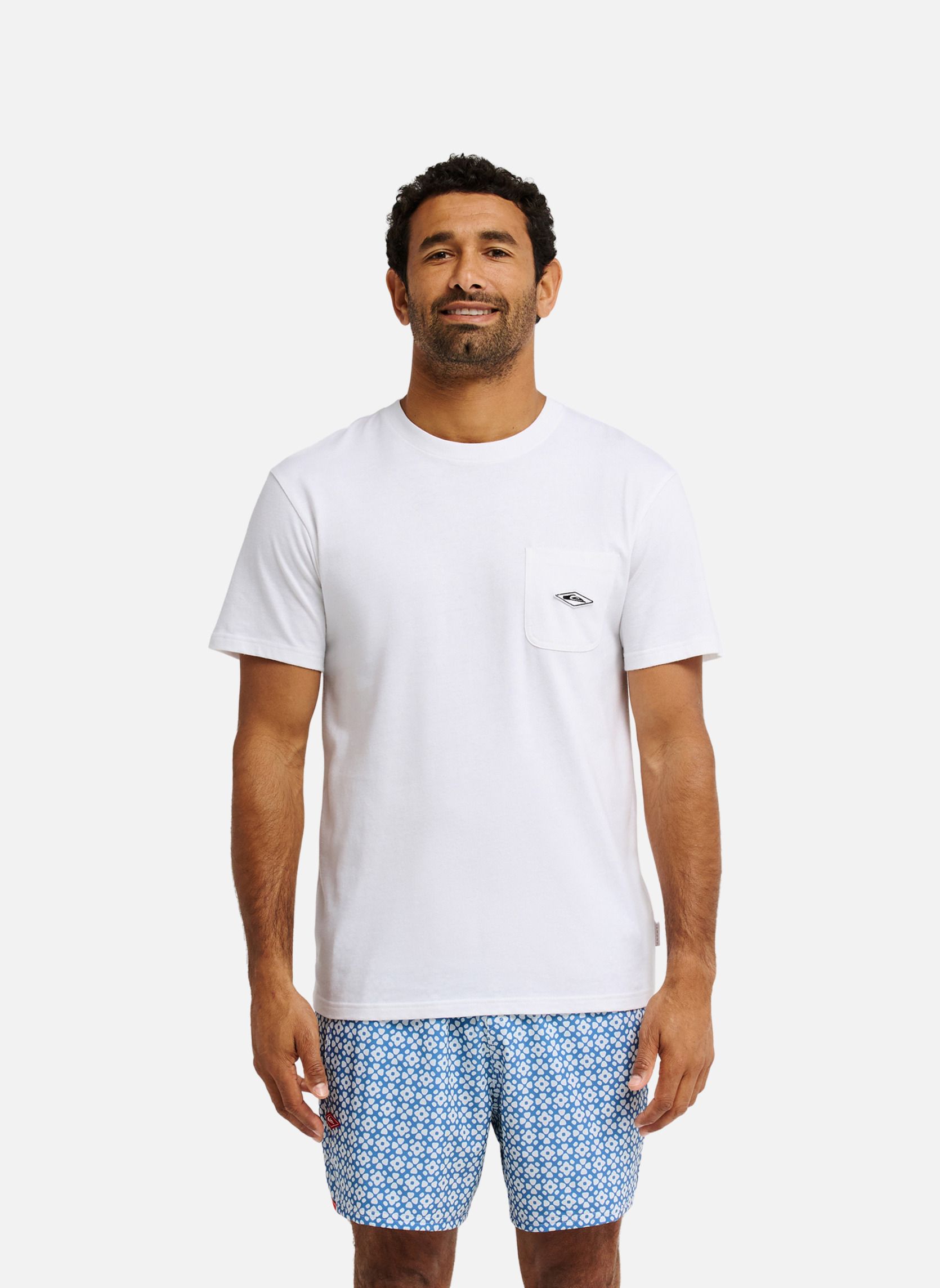 Tee-shirts Diamond Pocket homme blanc Quiksilver Tee-shirts Diamond Pocket homme blanc Blanc