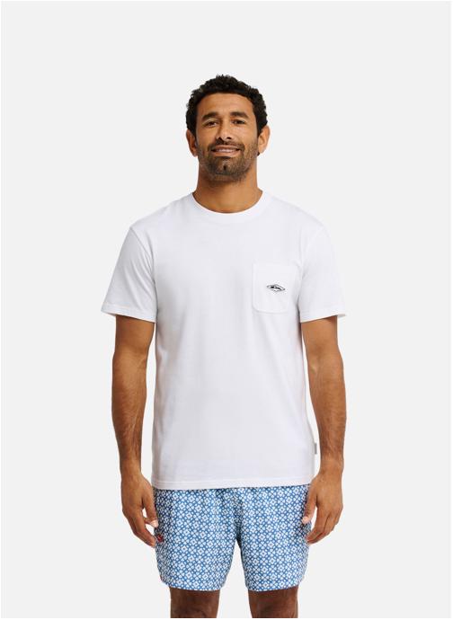 Quiksilver Tee-shirts Diamond Pocket homme blanc