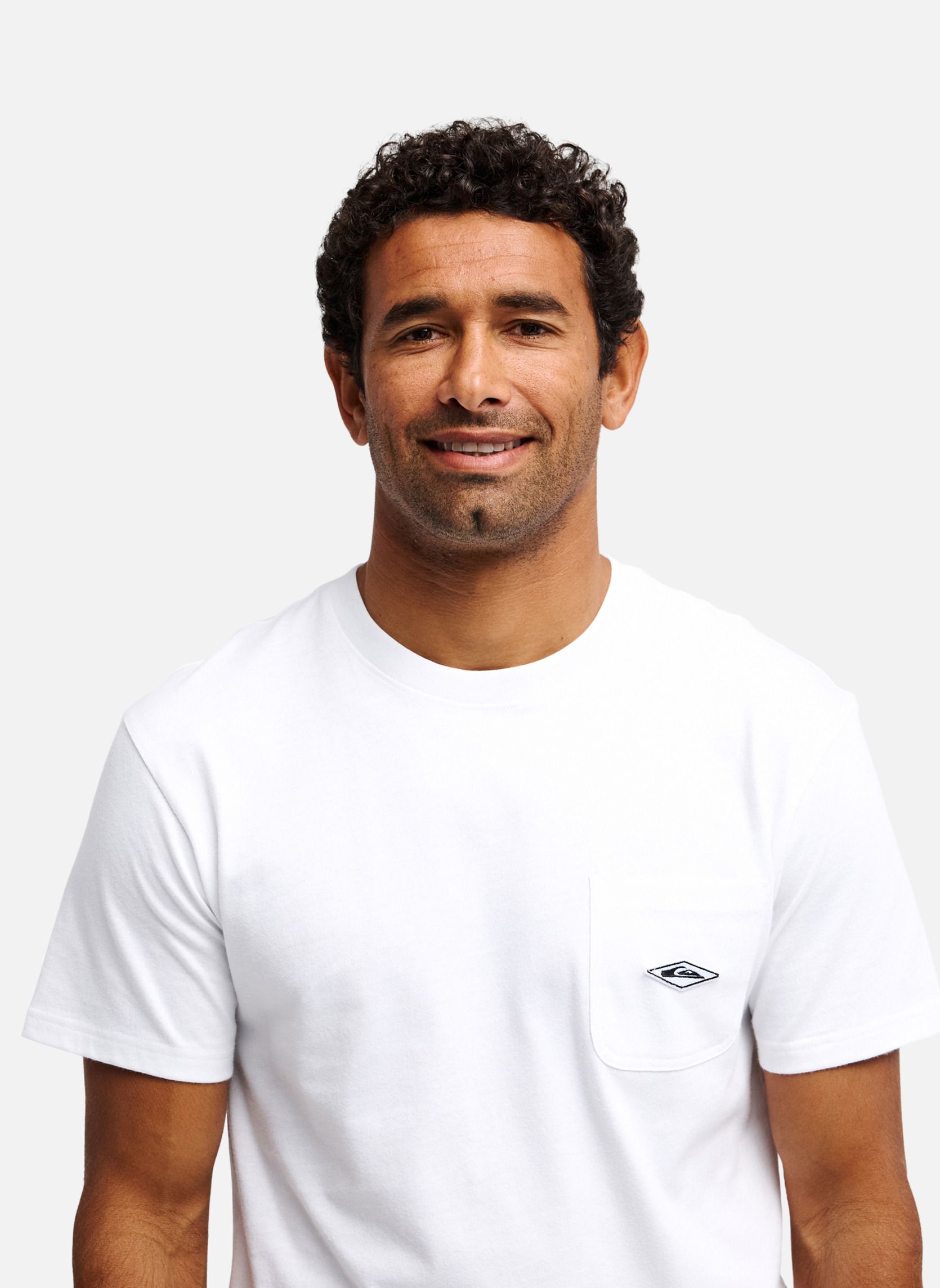 Tee-shirts Diamond Pocket homme blanc Quiksilver Tee-shirts Diamond Pocket homme blanc Blanc