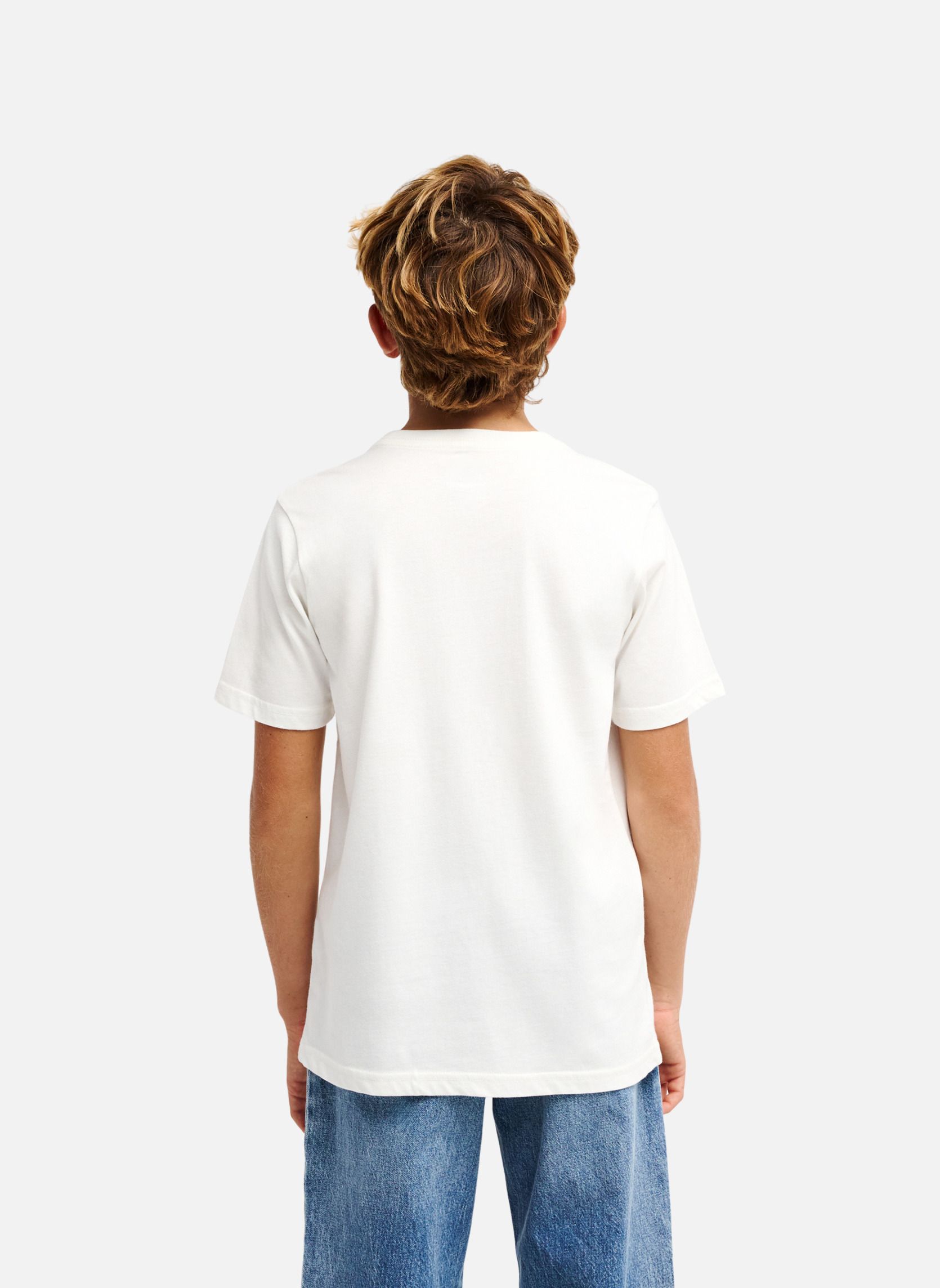 Tee-shirts Losange garçon blanc Quiksilver Tee-shirts Losange garçon blanc Blanc