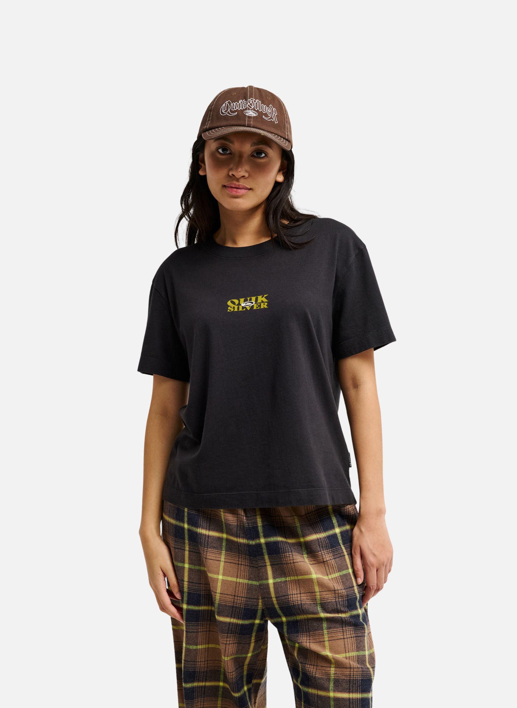 Tee-shirts Standard femme noir Quiksilver Tee-shirts Standard femme noir Noir