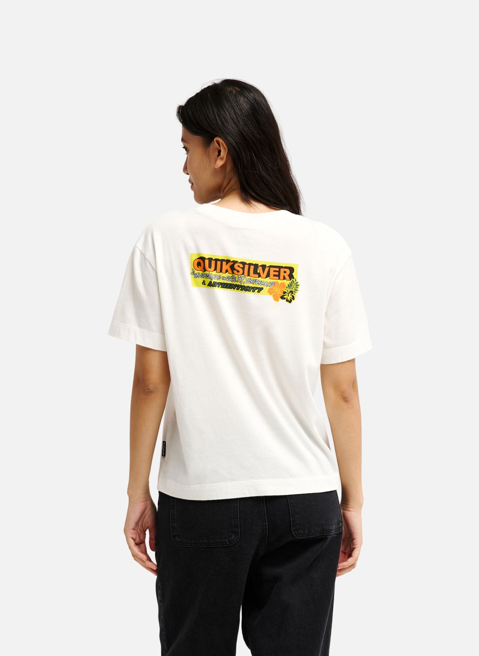 Tee-shirts Standard femme blanc Quiksilver Tee-shirts Standard femme blanc Blanc