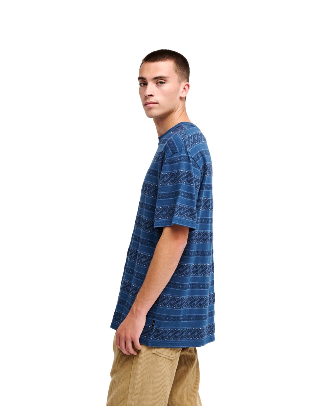 Tee-shirts Birdwood Jacquard homme bleu Quiksilver Tee-shirts Birdwood Jacquard homme bleu Bleu
