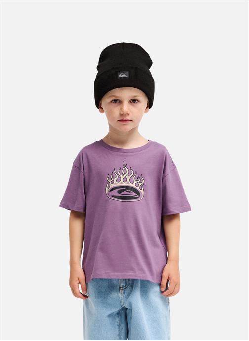 Quiksilver Tee-shirts Trucks garçon violet