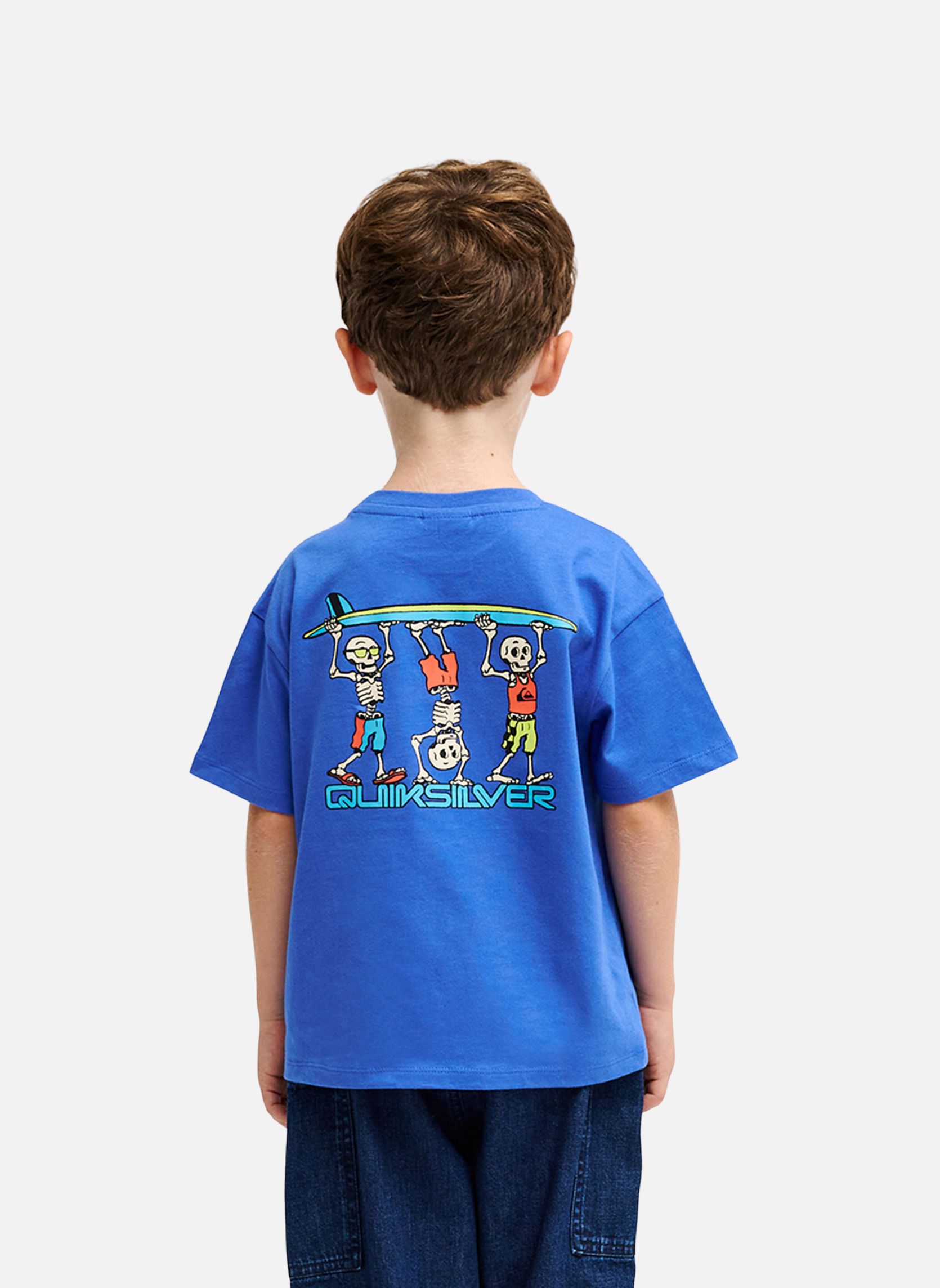 Tee-shirts Trucks garçon bleu Quiksilver Tee-shirts Trucks garçon bleu Bleu