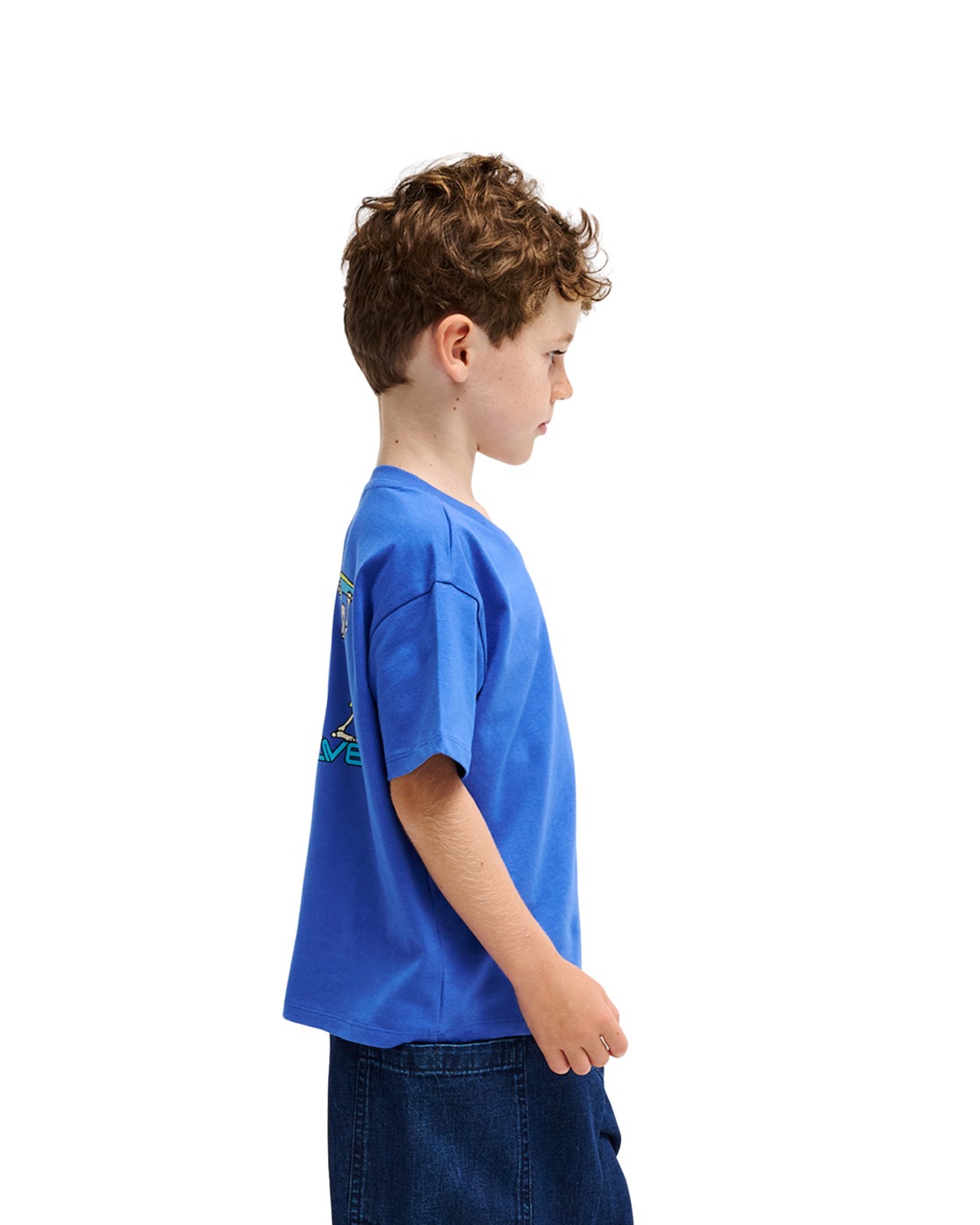 Tee-shirts Trucks garçon bleu Quiksilver Tee-shirts Trucks garçon bleu Bleu
