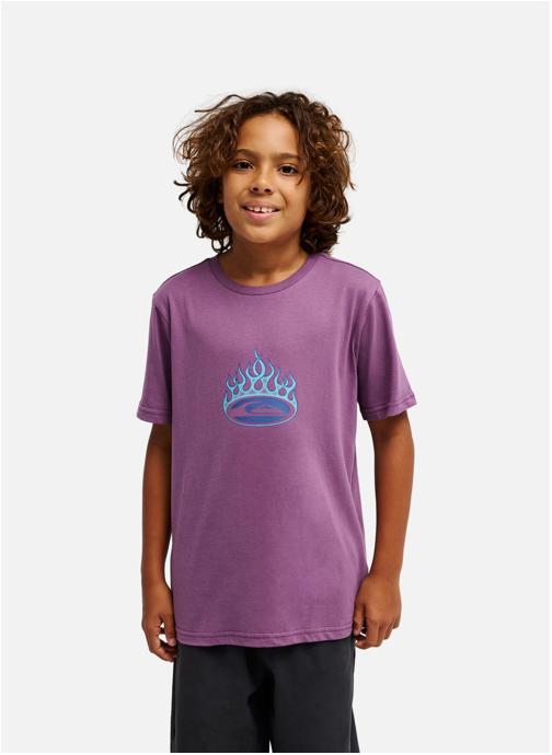 Quiksilver Tee-shirts Fishing garçon violet