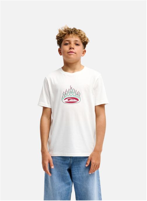Quiksilver Tee-shirts Fishing garçon blanc