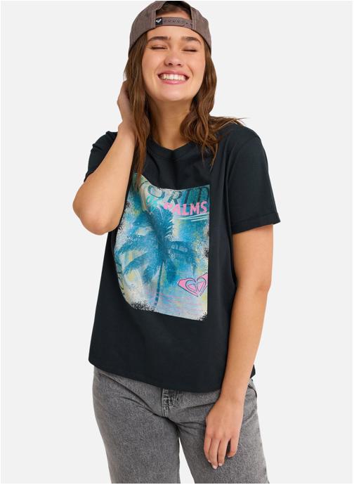 Roxy Tee-shirts Oceanregular Poster femme noir