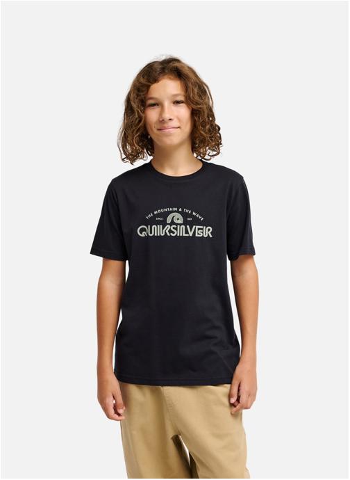 Quiksilver Tee-shirts Ev Vista Logo garçon noir