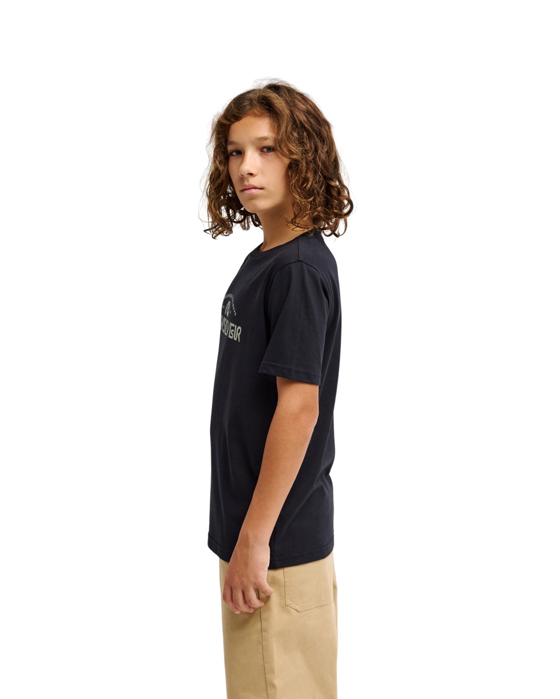 Tee-shirts Ev Vista Logo garçon noir Quiksilver Tee-shirts Ev Vista Logo garçon noir Noir