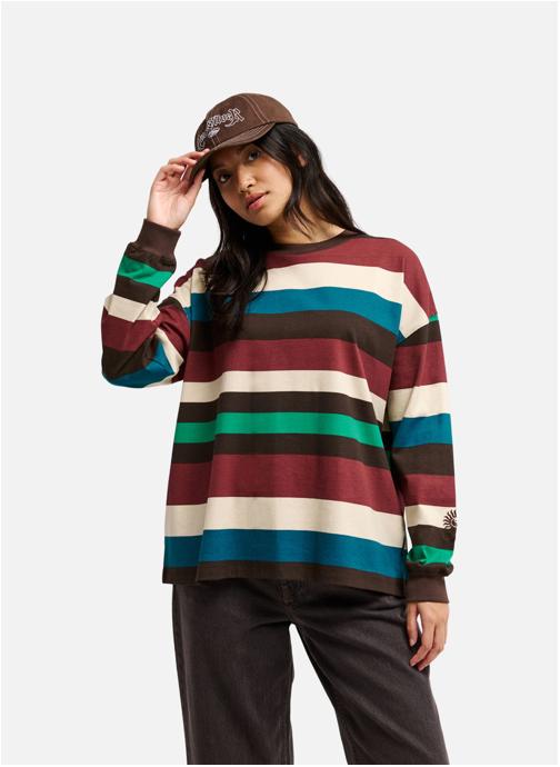 Quiksilver Tee-shirts Sibbald femme marron