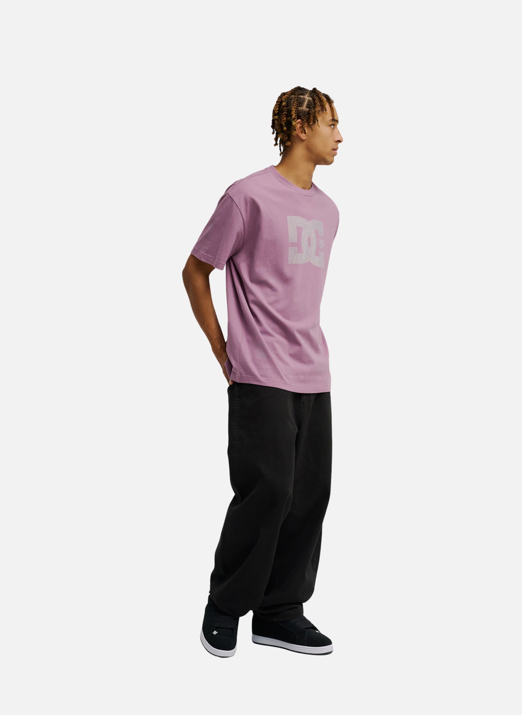 Tee-shirts DC Strass Star homme rose DC Shoes Tee-shirts DC Strass Star homme rose Rose