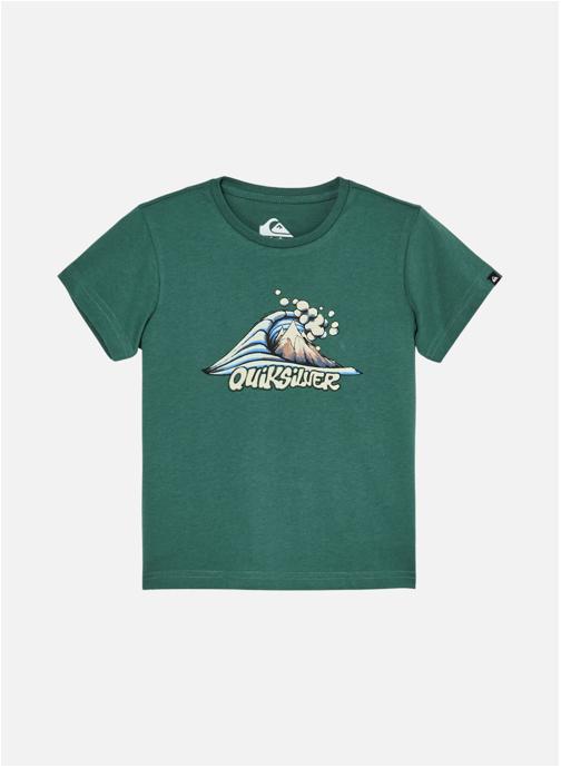 Quiksilver Tee-shirts Mtb&Wave garçon vert