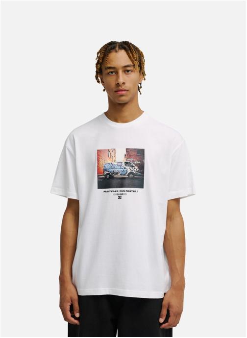 DC Shoes Tee-shirts DC Painted Van homme blanc