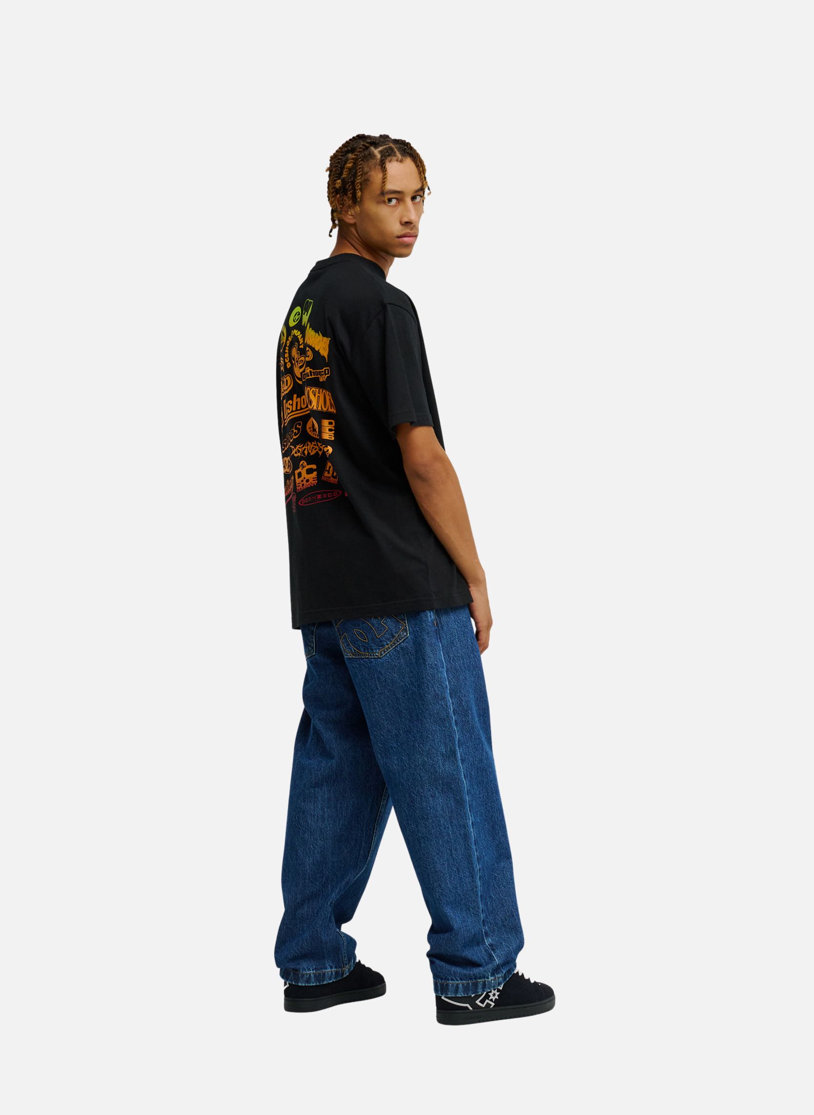 Tee-shirts DC Accumulation homme noir DC Shoes Tee-shirts DC Accumulation homme noir Noir