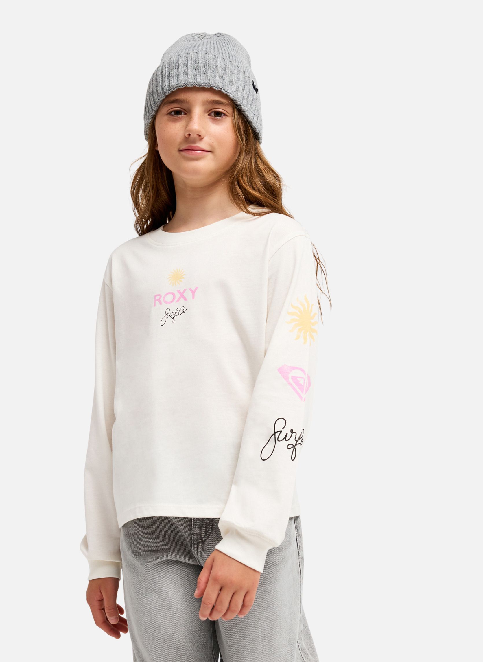 Tee-shirts Orchidregular fille blanc Roxy Tee-shirts Orchidregular fille blanc Blanc