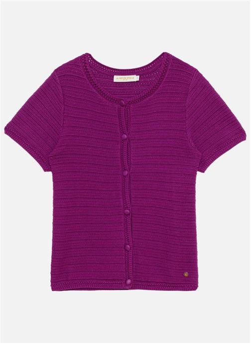 La Petite Etoile Gilets Gilet - MAELINE - 11-ecru femme violet