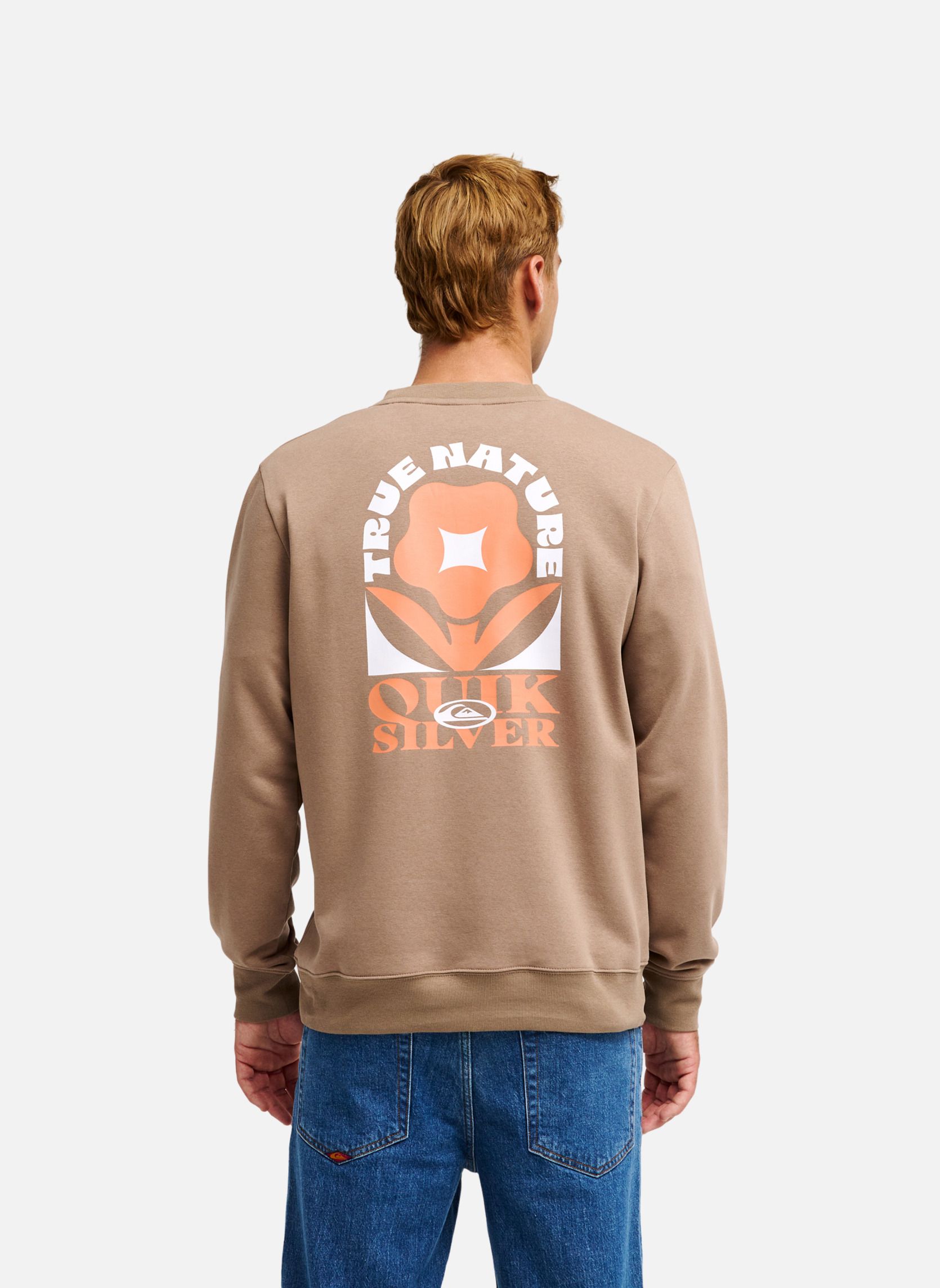 Sweats à capuche TRUE homme marron Quiksilver Sweats à capuche TRUE homme marron Marron