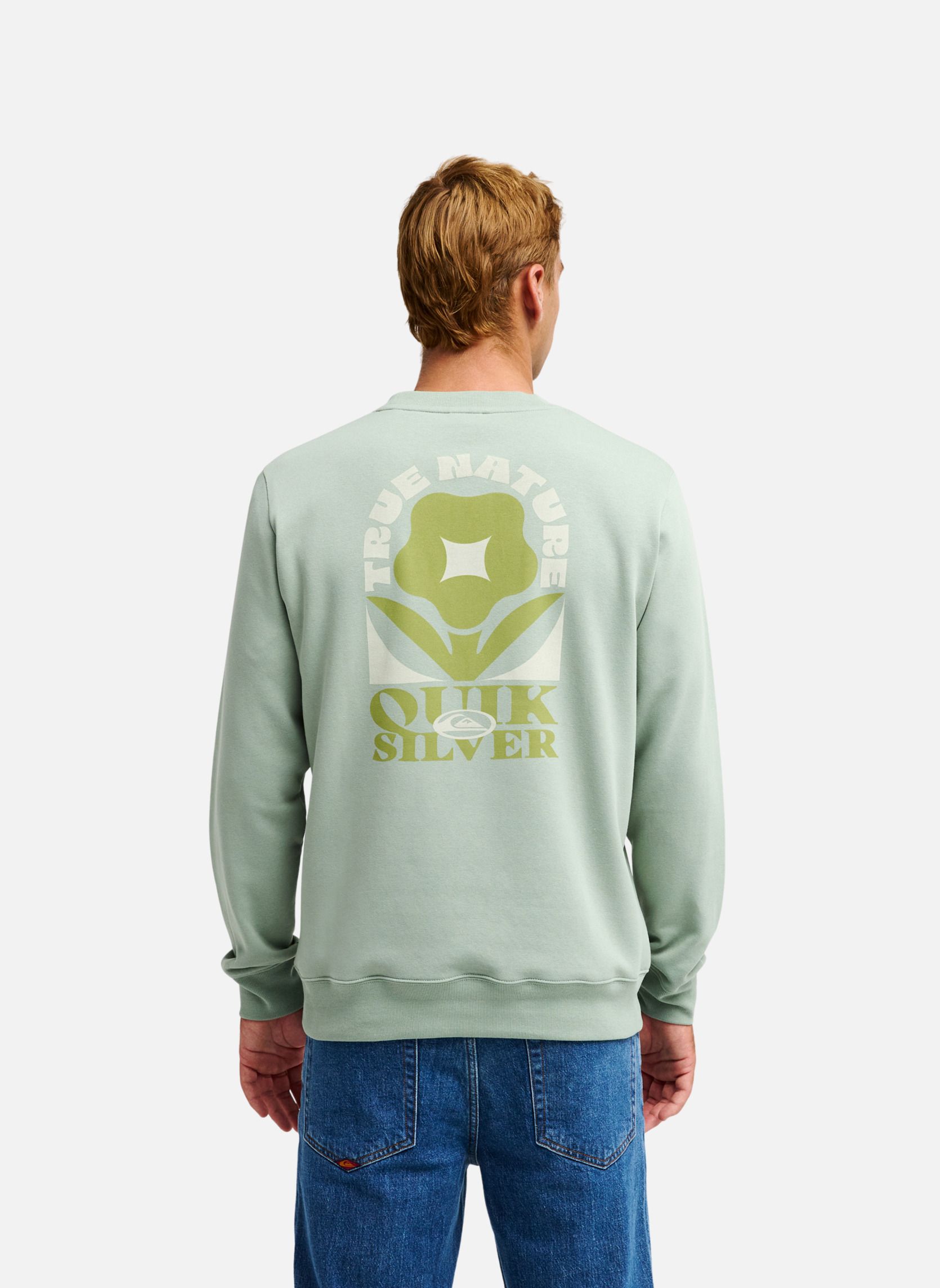 Sweats à capuche TRUE homme vert Quiksilver Sweats à capuche TRUE homme vert Vert